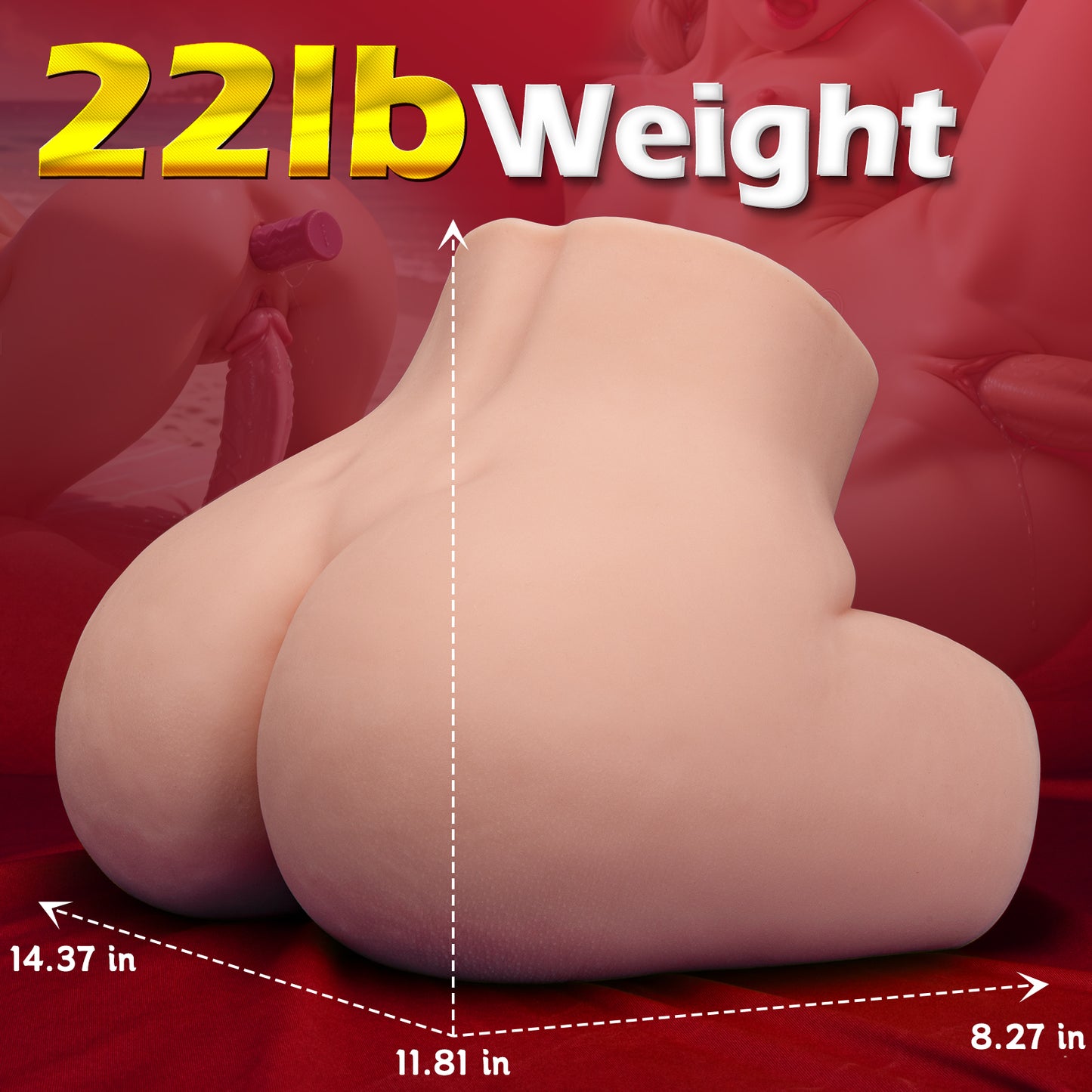 Eudora: 22LB Big Ass Sex Doll & Best Male Sex Toy