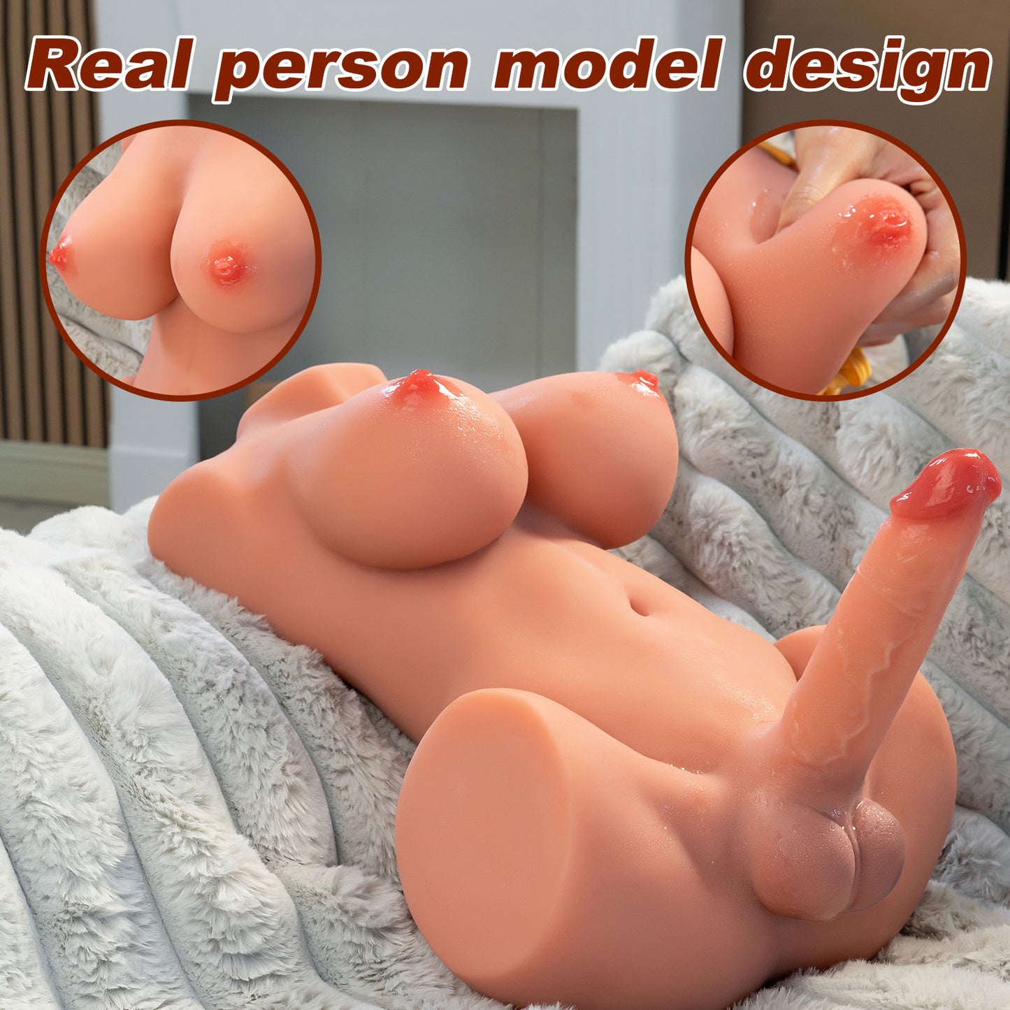 Nova: 16LB Futa Sex Doll & Fantasy Trans Sex Torso - MayShe