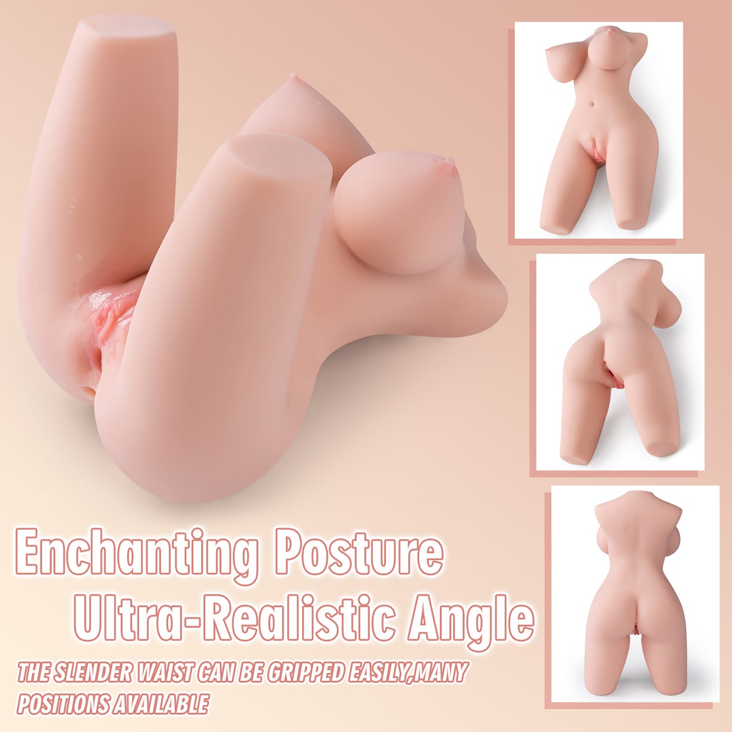 Vina: 9LB Mini Sex Doll Torso & Best Masturbator - MayShe