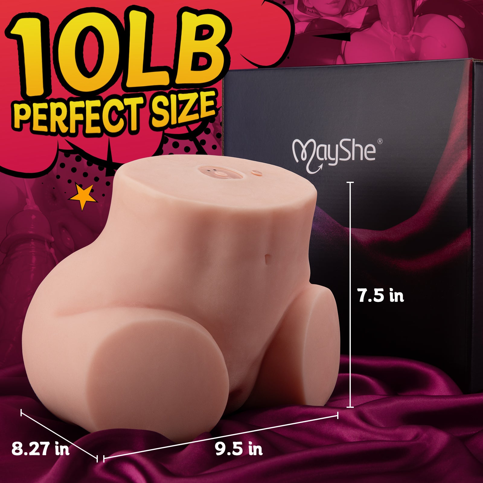 Kalea: 10LB Mini Sex Doll | Best Pocket Pussy - MayShe